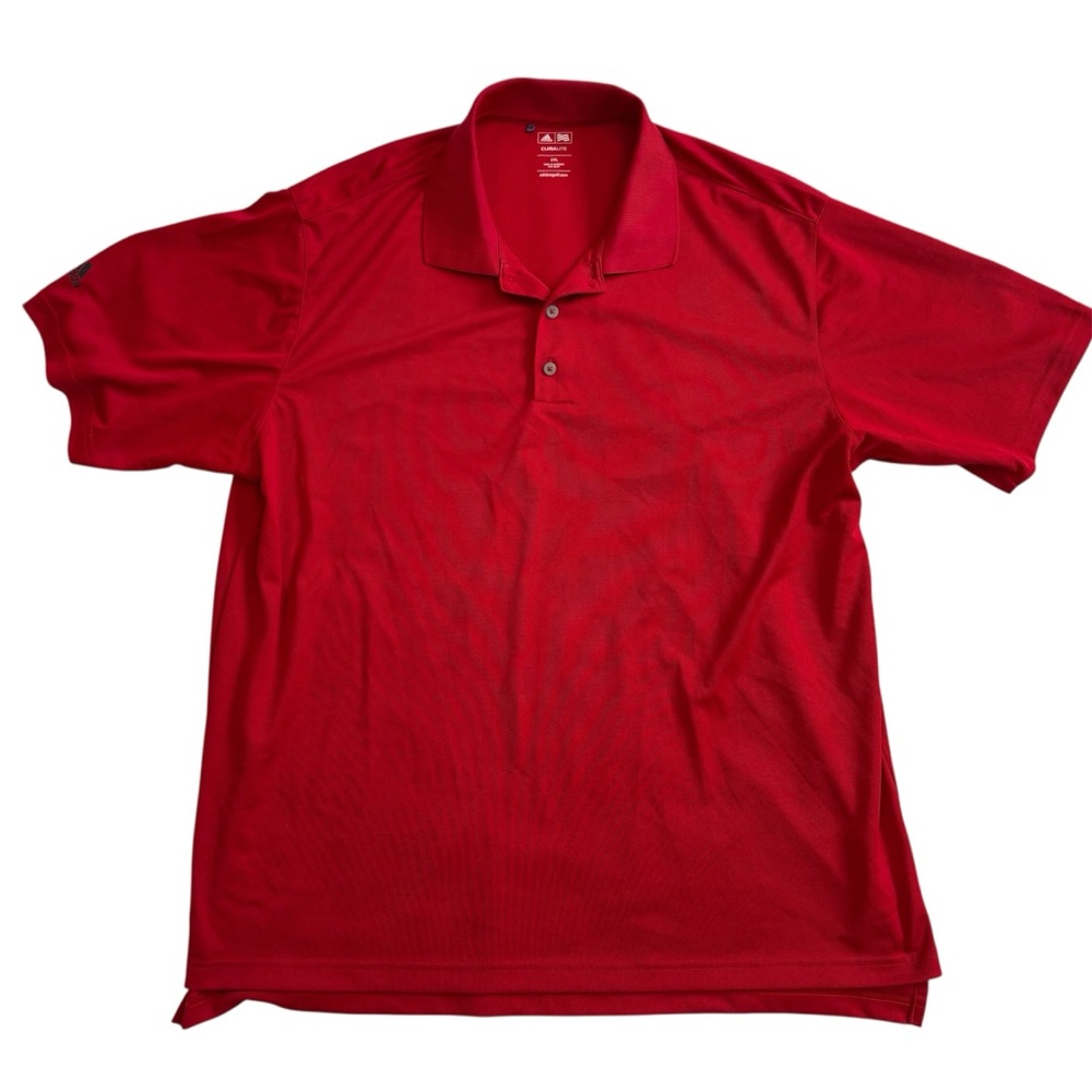 Adidas Men’s Climalite‎ Red Golf Polo size 2XL